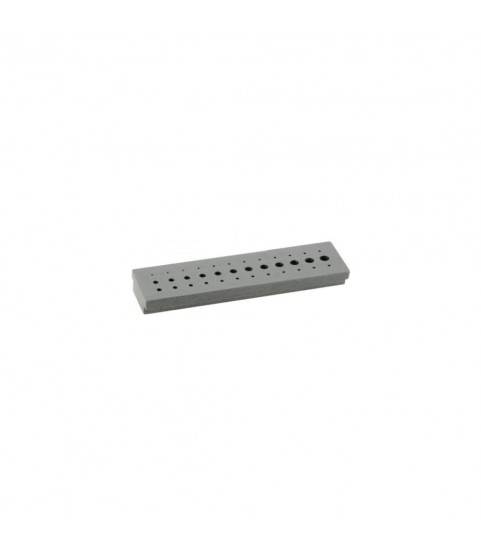 Bergeon 1902 Hardened Steel Hole Plate with 36 Holes (0.50-2.50mm)