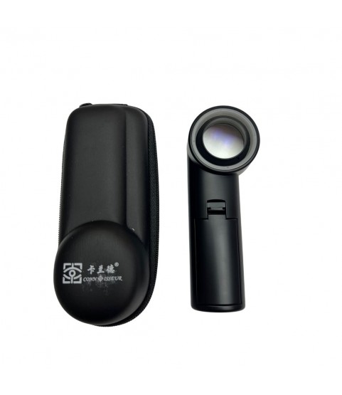 Connoisseur 10x Loupe Magnifier with UV LED Light - Damaged Box Return Connoisseur 10x Loupe Magnifier with UV LED Light - Damaged Box Return