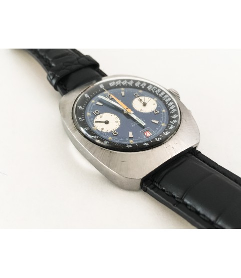 Vintage FAR Diver Chronograph Men's Watch 12 Atmospheres Valjoux 7734