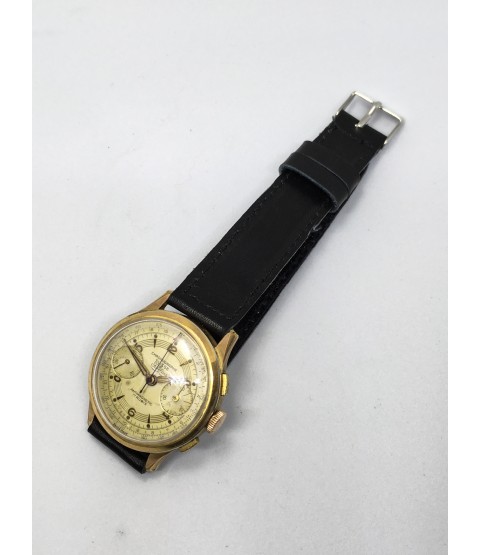 Vintage Chronographe Suisse Fidelius Men's Watch 1950s