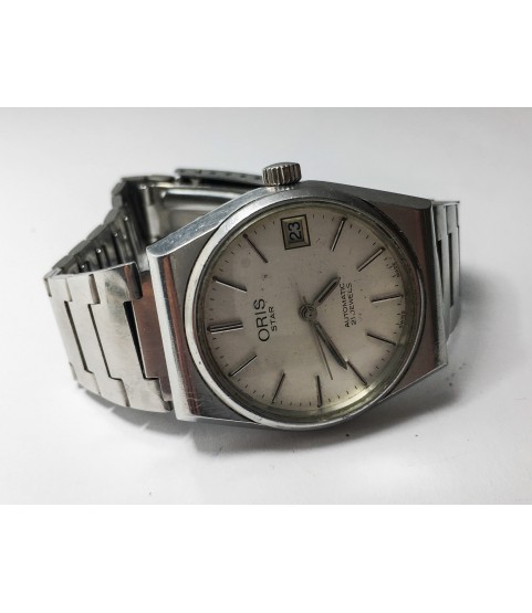Vintage Oris Star Automatic Men's Watch ETA 2873 21 Jewels