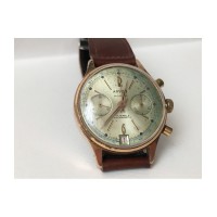Vintage Arvor Chronograph Men's Watch Landeron 187 35.5 mm