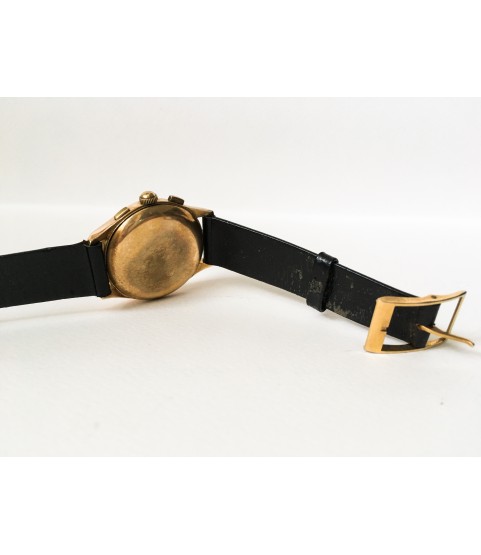 Vintage Chronographe Suisse 18k Solid Gold Men's Watch Venus 170