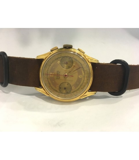 Vintage Zedon Geneve Chronograph Men's Watch Venus 175 from 1950s