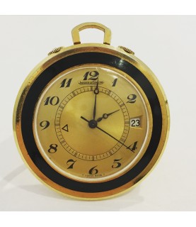 Rare Jaeger Lecoultre Memovox Alarm Travel Clock 41.5 mm 1970s