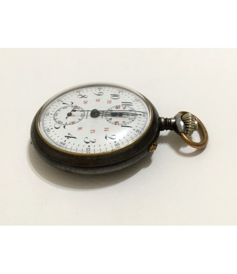Vintage J. Auricoste Aural Chronograph Pocket Watch French
