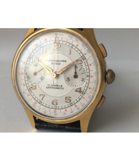 Vintage Chronographe Suisse men's watch from 1940s