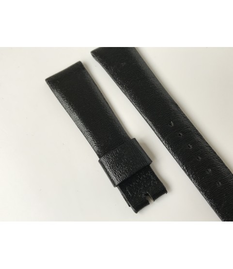 New Movado black leather strap for men watches 20mm