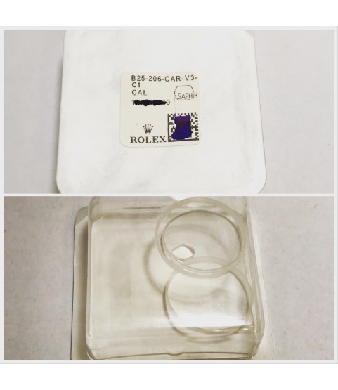 New Rolex 25-206-CAR-V3 Sapphire crystal glass 169622, 169628, 169623
