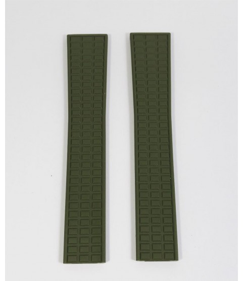 New Patek Philippe Green Rubber Strap Aquanaut 5065, 5066 Size 19/16mm New Patek Philippe Green Rubber Strap Aquanaut 5065, 5066 Size 19/16mm