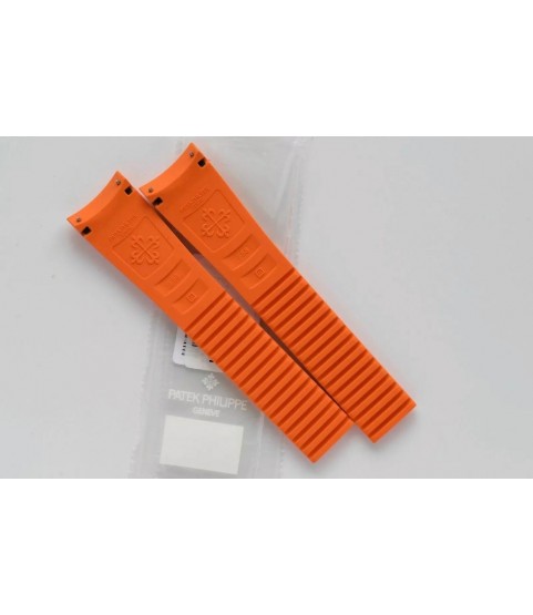 New Patek Philippe 5968A Aquanaut orange rubber strap 22mm