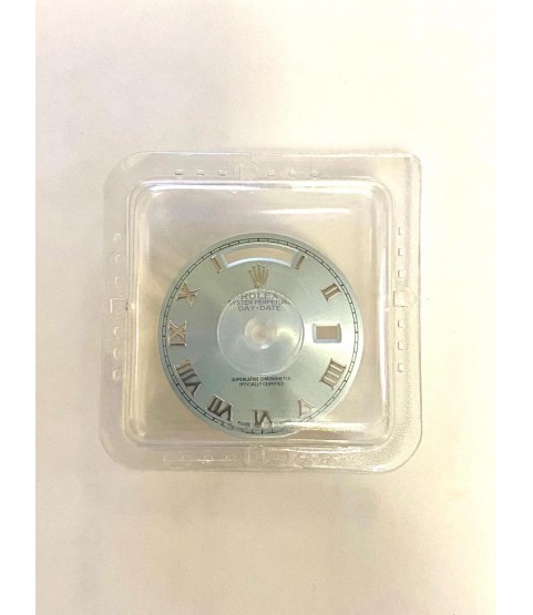 New Rolex Day-Date Ice Blue platinum Roman dial for 118206, 118296, 118346, 118366