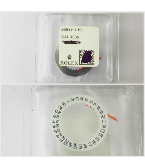 New Rolex 3035 5099-2 white date disc indicator part