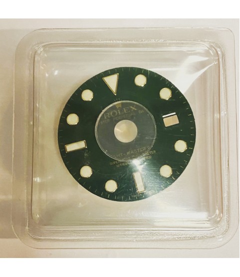 New Rolex GMT-Master II green dial for yellow gold 116718