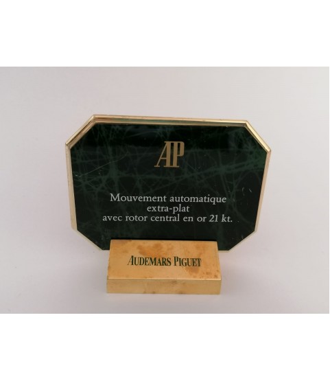 Audemars Piguet watch ads display automatic extra plat 21kt
