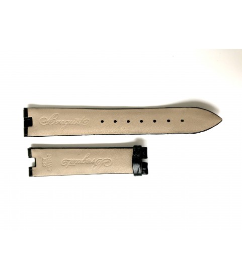 New Breguet black leather strap for men's watches 16mm