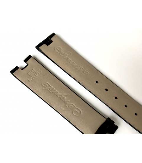 New Breguet black leather strap for men's watches 16mm
