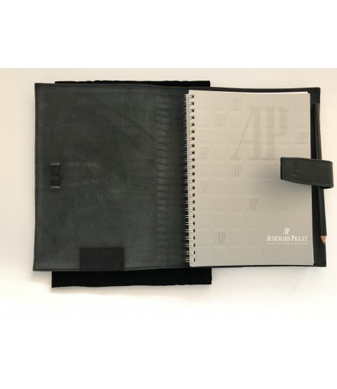New Audemars Piguet notebook with pencil in leather case