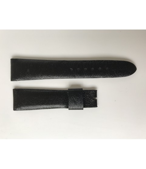 New Movado black leather strap for men watches 20mm