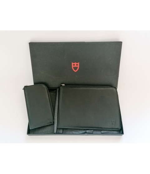 New Tudor leather travel wallet small and big