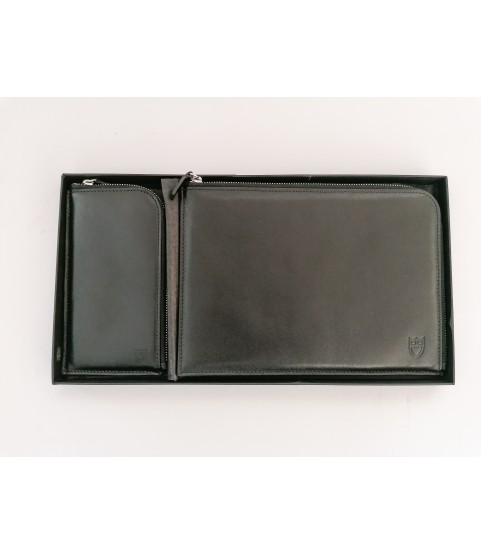 New Tudor leather travel wallet small and big