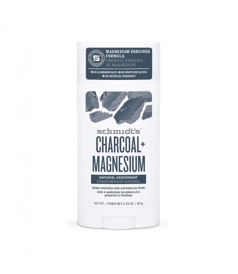 SCHMIDTS DEODORANT Charcoal Magnesium Deodorant 92 gr