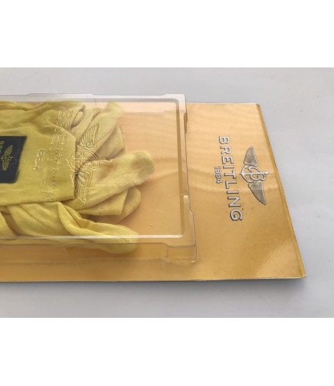 New Breitling yellow gloves universal size