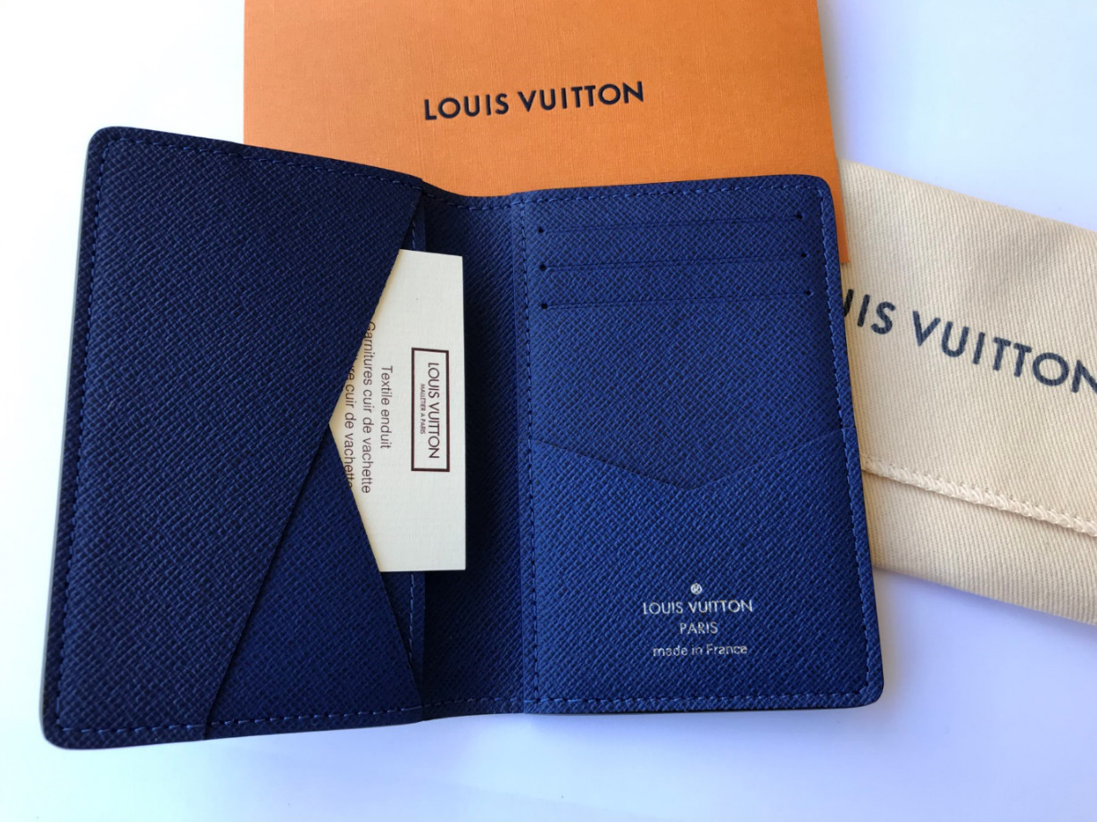 Louis Vuitton Pocket Organizer M30893 Tiffany Blue Miami Green Pochette  BNIB