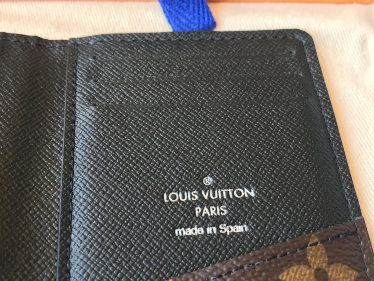 NWT Louis Vuitton Brown Monogram Macassar Pocket Organizer Wallet