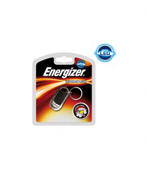 Energizer 18 Metres LED Hi-Tech Keyring Torch, Keychain Light Chrome Car Keys Fob