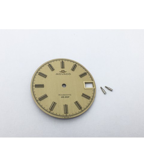 Movado Kingmatic HS 360 caliber 408 watch dial with date 29.5 mm