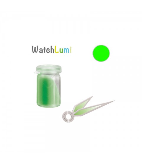 Luminous paste Siluma green for watches hands 2gr