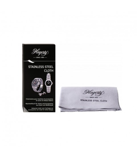 Hagerty Stainless Steel Cleaning Cloth for Watches, Jewelery 100 % cotton