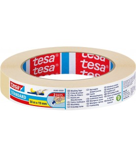 Tesa Adhesive Tape, Solvent-Free 19 mm x 50 m, Transparent, ref. 210242, 05085-00000, 50m x 19mm