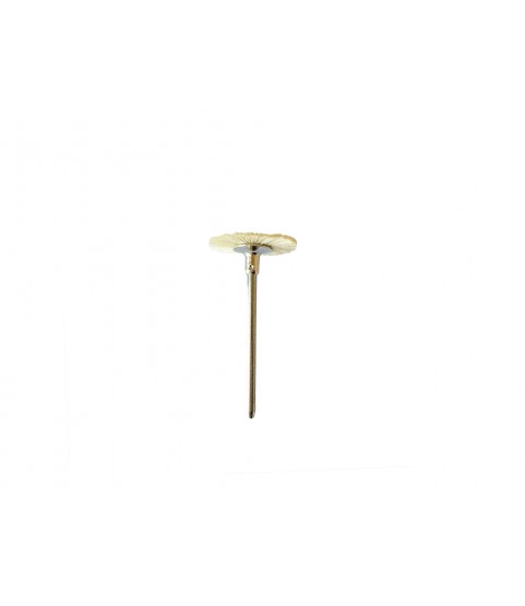 Round Miniature Hard polishing Brushes, Mounted bristles 21mm