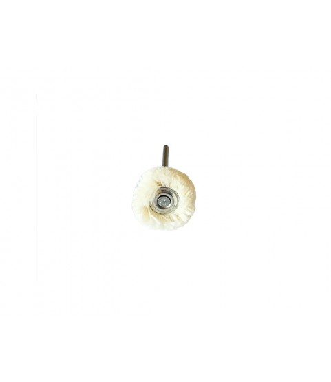 Round Cotton Soft Miniature Polishing Brushes, Mounted 21mm