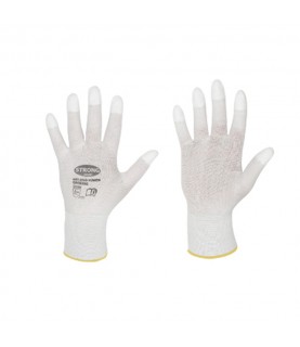 Work gloves with PU fingertips for goldsmiths and watchmakers for polishing S