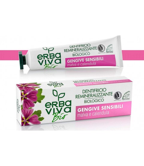 Erba Viva Bio Organic Toothpaste with malva and calendula 75 ml