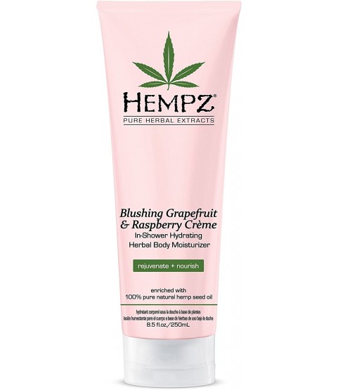 Herbal Body Moisturizer- Blushing Grapefruit & Raspberry Creme 250ml