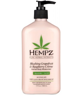 Hempz Blushing Grapefruit & Raspberry Creme Herbal Body Moisturizer - 500 ml Hempz Blushing Grapefruit & Raspberry Creme Herbal Body Moisturizer - 500 ml