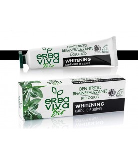 Erba Viva BIO - Organic Toothpaste with charcoal and sage 75 ml Erba Viva BIO - Organic Toothpaste with charcoal and sage 75 ml