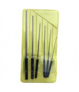 Boley smoothing broaches assortment 6pcs in pack