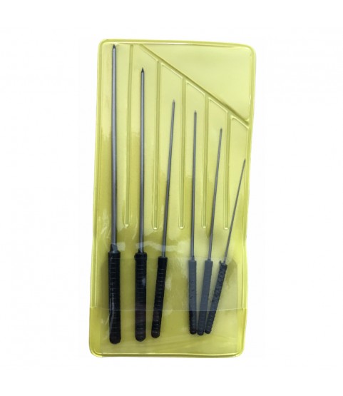 Boley smoothing broaches assortment 6pcs in pack