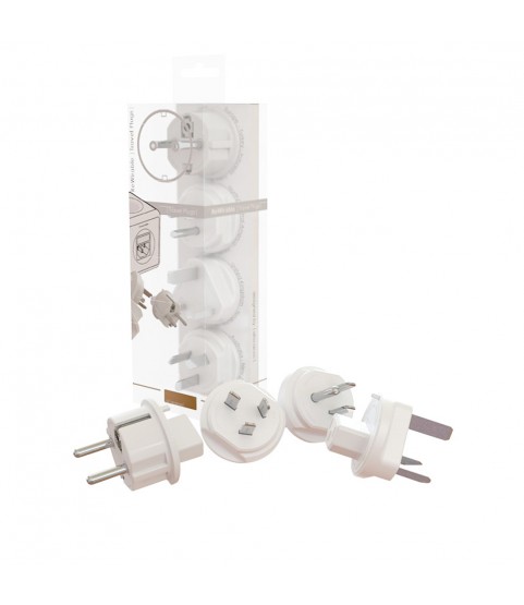 PowerCube ReWirable 4 additional travel plugs DE/FR/UK/USA/AUS/IT