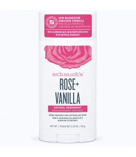 Schmidt's Natural Deodorant Stick Rose & Vanilla 92g