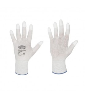 Work gloves with PU fingertips for goldsmiths and watchmakers for polishing L Work gloves with PU fingertips for goldsmiths and watchmakers for polishing L