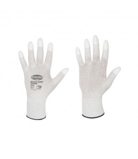 Work gloves with PU fingertips for goldsmiths and watchmakers for polishing M