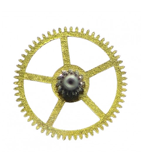Jaeger-LeCoultre K814 center wheel and pinion, drilled with cannon pinion part 205