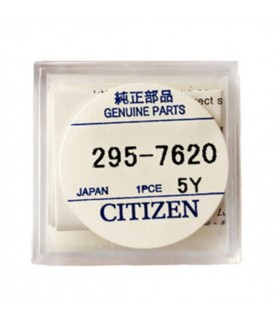 Citizen capacitor battery for Eco-Drive watches line 295-762 (295-7620), Battery type: CTL621, CTL621F, Diameter: Ø 6,8 mm Citizen capacitor battery for Eco-Drive watches line 295-762 (295-7620), Battery type: CTL621, CTL621F, Diameter: Ø 6,8 mm