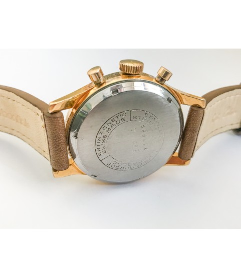 Vintage Exactus Chronograph men's watch Landeron 48 37mm